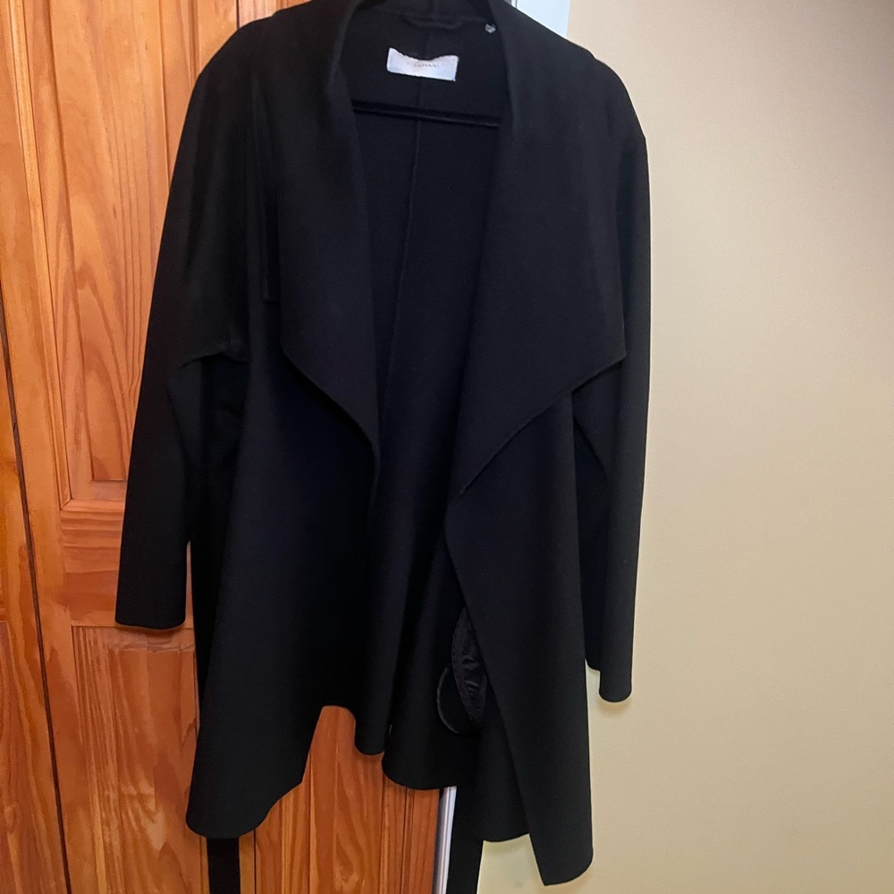 T Tahari Wool Wrap Coat